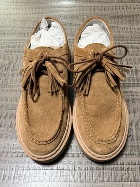 Grenson Womens Sneakers 41 in Tan Snuff Burnished Suede